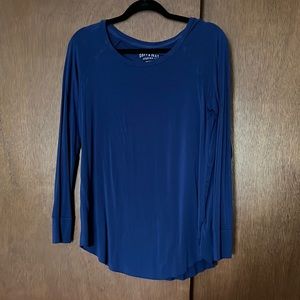 AEO Blue Soft and Sexy Jegging Tee